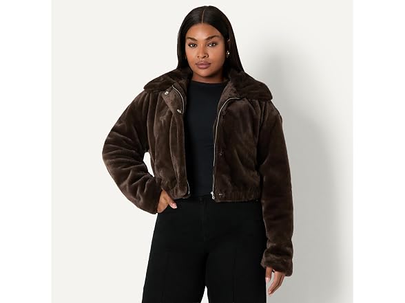 Amazon Essentials Women's Faux Fur Jacket (XS)