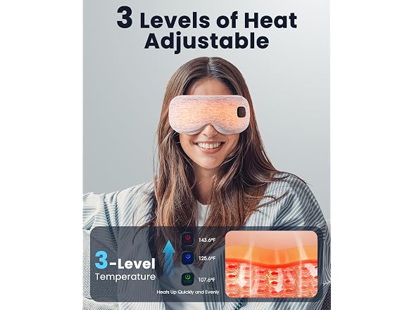 Cordless Heated Eye Mask for Dry Eyes