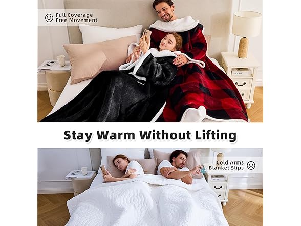 IFNOW Sherpa Wearable Blanket
