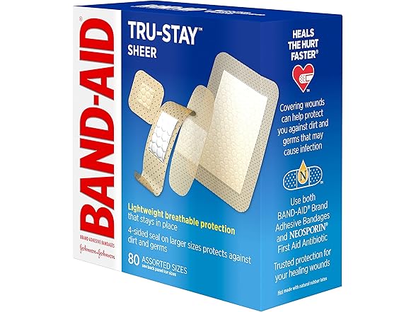 Band-Aid Brand Tru-Stay Bandages