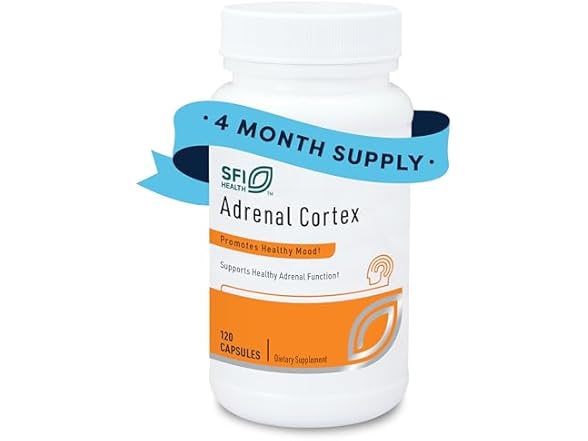 Klaire Labs Adrenal Cortex 250 Mg 120 Capsules