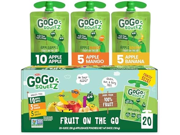 GoGo Squeez Variety 20pk