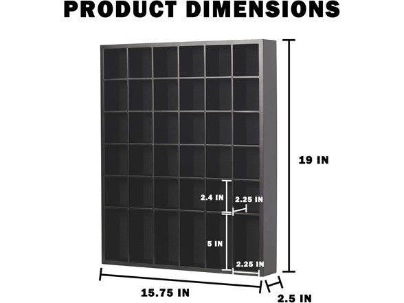 36 Slot Shot Glass Shooter Display Case