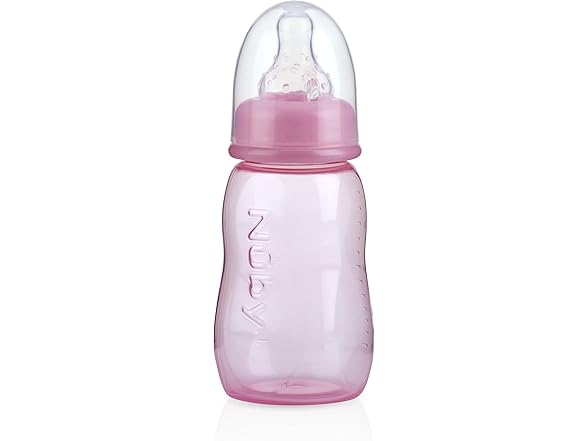 Nuby Standard Neck Tinted Feeding Nurser, 1 Count