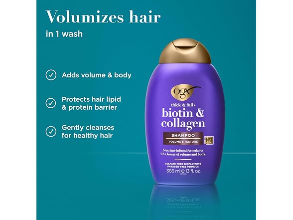 OGX Biotin and Collagen Shampoo 13 Fl Oz