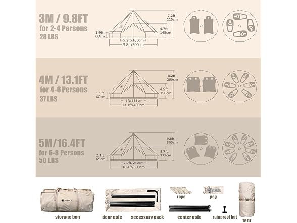 ShinHye Canvas Bell Tent Stove Jack