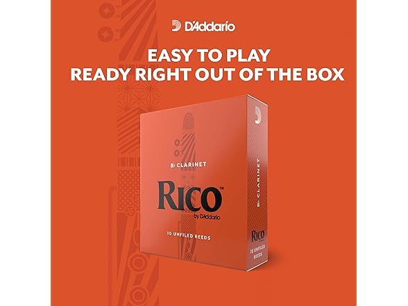 (3 PACK) D’Addario Woodwinds Rico Alto Clarinet Reeds