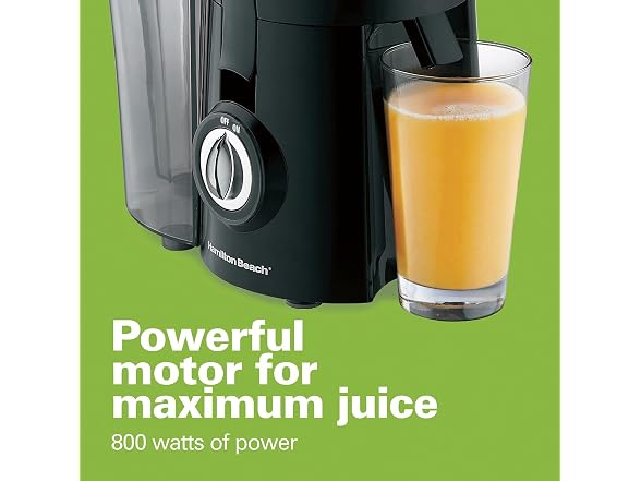 Hamilton Beach 67601 Big Mouth Juice Extractor, Black