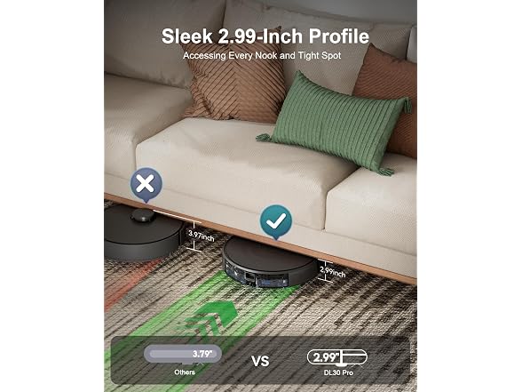 Kewbily Robot Vacuum and Mop Combo