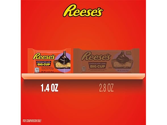 Reeses Big Cup Choc Lava PB Cups 1.4oz 1