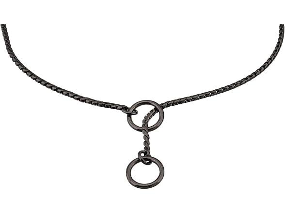 Alvalley Metal Chain Dog Show Collar