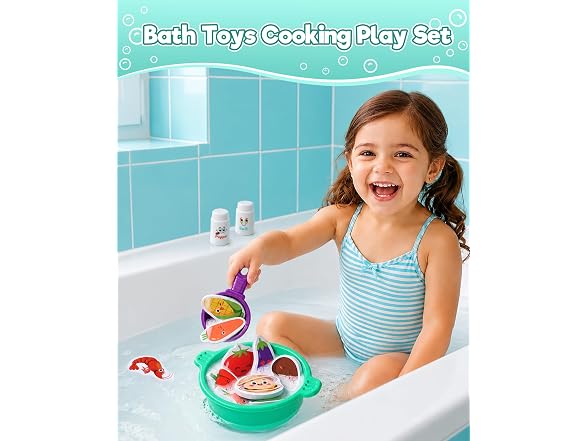 Zeewoo Bath Toys for Kids Ages 4-8 Bathtub Water T