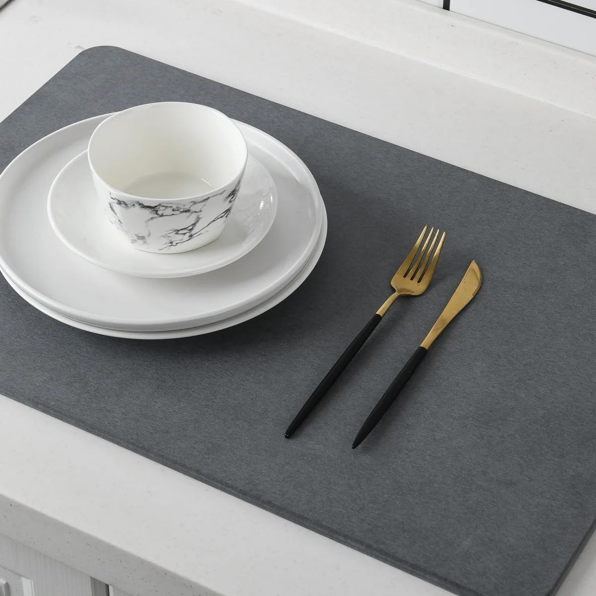 Diatomaceous Earth Stone Bath Mat - Gallery 13