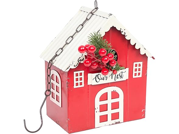 Alpine Corporation Hanging Barn Birdhouse