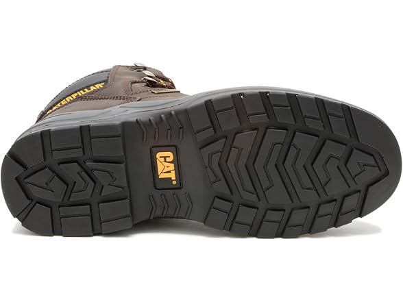 CAT Men's Striver Waterproof Steel Toe Industrial Boot, Brown 1, 7.5 Wide