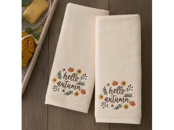 SKL Home Fall/Thanksgiving Autumn Wreath 100% Cotton