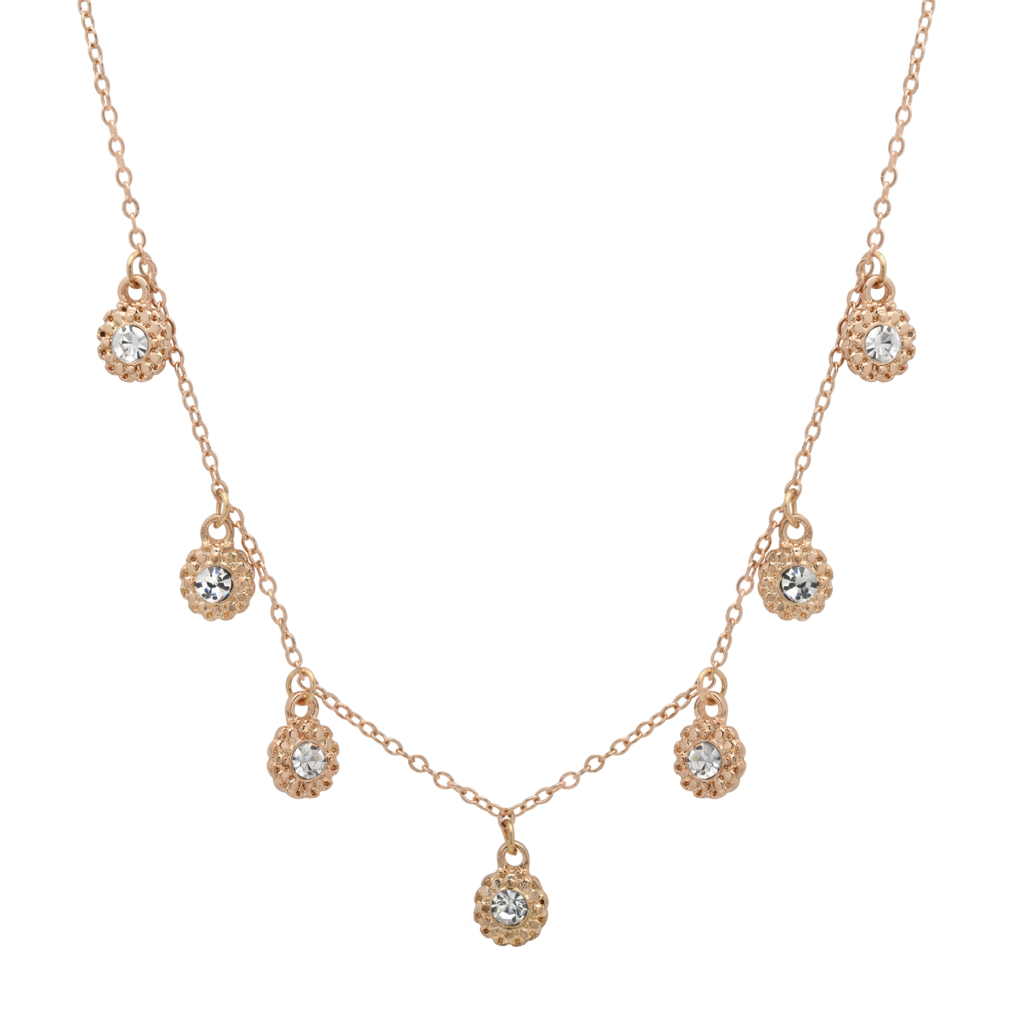 18K Gold Plated Chandelier Necklace - Gallery 4