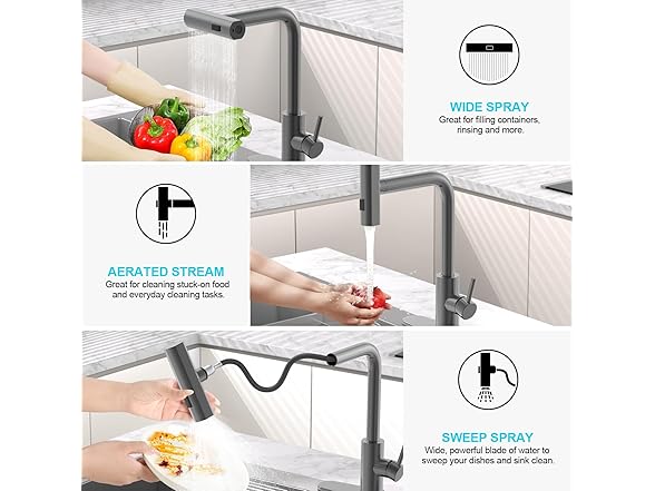 AVSIILE Waterfall Kitchen Faucets