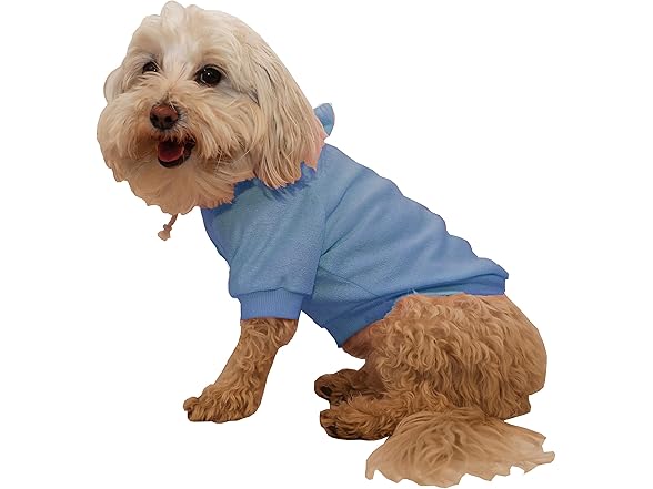 Pet Life ® French Terry Soft Dog Hoodie