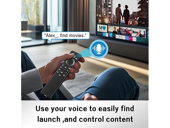 Voice Remote for Samsung Frame/Serif/QLED 4K 8K Smart TVs