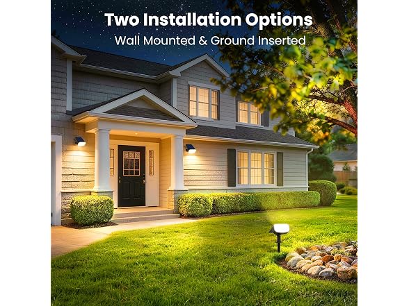 JEJOT Solar Spot Lights Outdoor