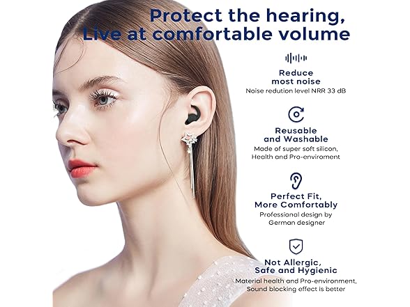 BUENSUENO Ear Plugs for Sleeping