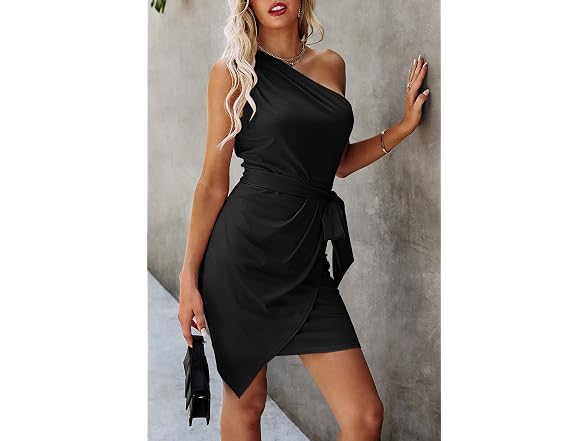 Prettygarden Women (XL) One Shoulder Dress