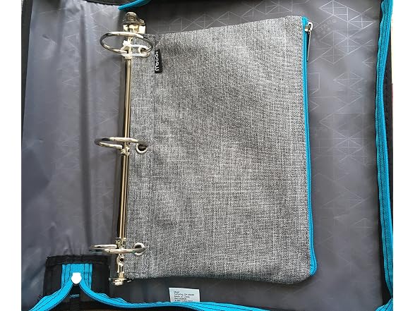 Five Star 605 Sheet 2" Ring Zipper Binder Teal