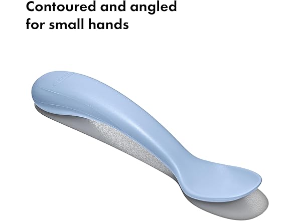 OXO Tot Silicone Spoons 2Pk- Dusk & Opal