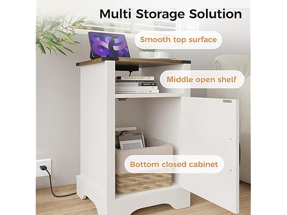 RoyalCraft Nightstand Set of 2