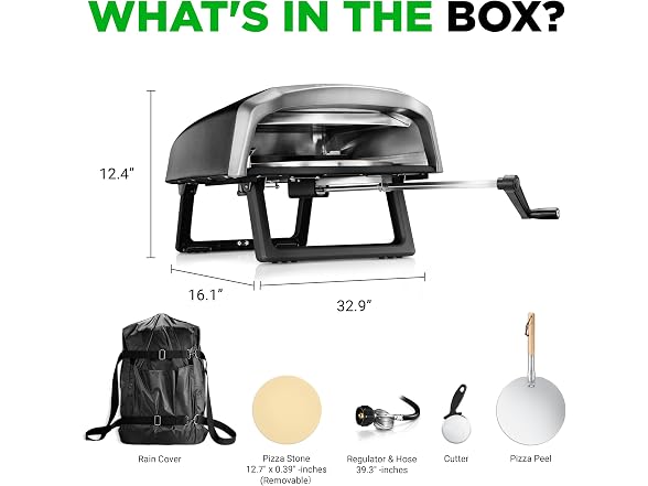 Nutrichef Outdoor Pizza Oven, Manual