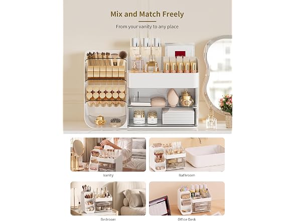 Booklov BC2313626069340 Makeup Organizer with Drawers