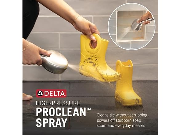 Delta 5-Setting In2ition 2-in-1 Dual Shower Head