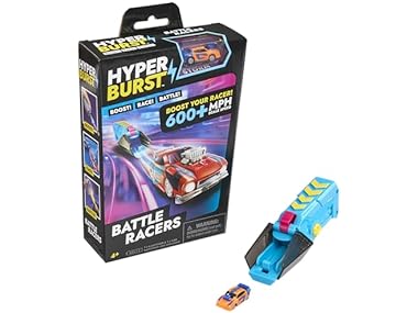 $7.99 Hyper Burst Battle Racers Orange Storm Car & Launcher dealfomo
