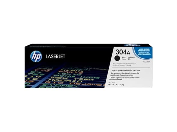 hewlett packard HP CC530A HP 304A Black Toner Cartridge