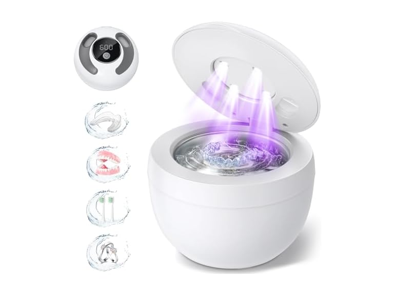 ZharZo Ultrasonic Cleaner for Dental Appliances
