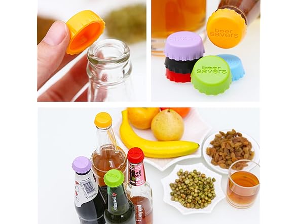 Jipaziy 12 Pcs Reusable Silicone Wine