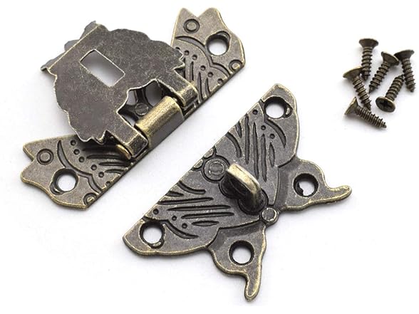 OZXNO Antique Latch Hasp, OZXNO 2-Pack
