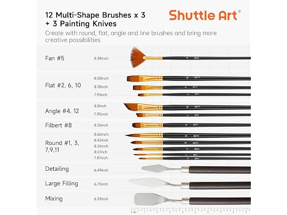 168 Pcs Artist Painting Kit, Deluxe Art
