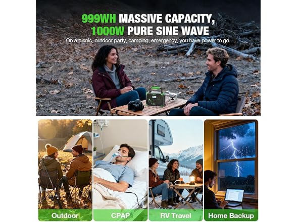 EBL 1000W Portable Power Station