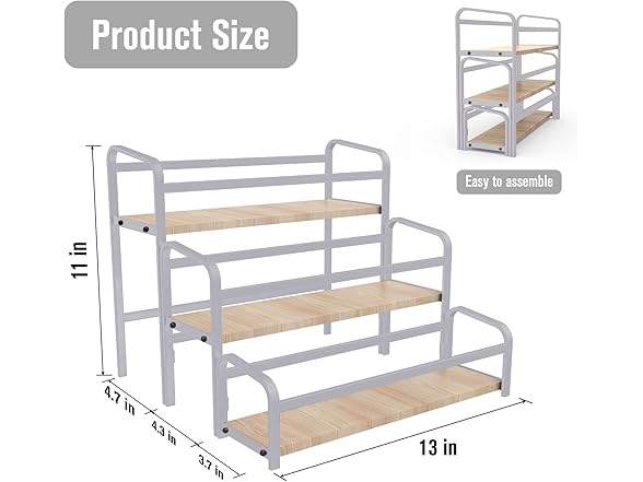 Spice Rack Organizer for Countertop