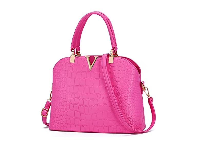 JHVYF Hot Pink Purse Womens Handbag