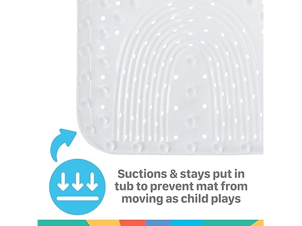 Nuby Cushioned Bath Mat for Babies and Toddlers
