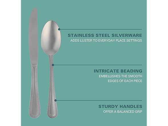 Gibson Home Sinta 87-Piece Stainless Steel Flatware Set 