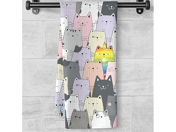 Iznomo Funny Unicorn Kitchen Towels