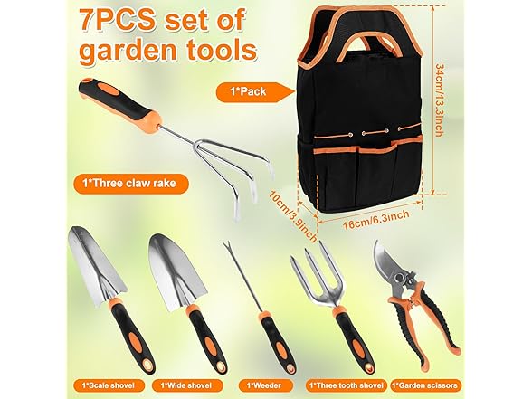 waenhasd AAP-Tool-138 Gardening Tools Set