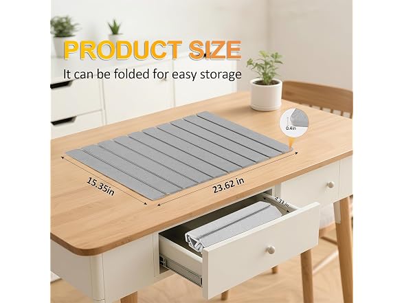 Large Diatomaceous Earth Dish Mat