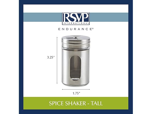 RSVP International Spice Shaker Bottle