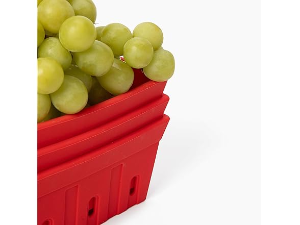 Casa Nico Silicone Berry Bowls- 3pk