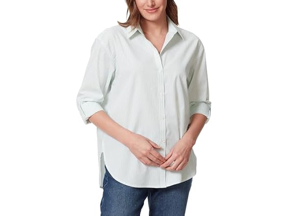 Gloria Vanderbilt Amanda Shirt (M) Jade